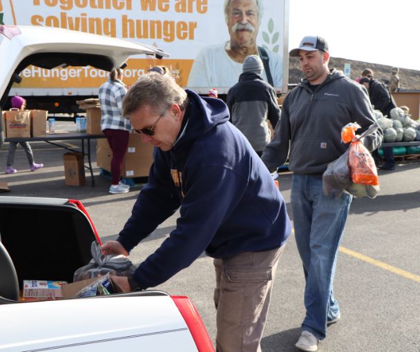 The Village Christian Church hosts Mobile food pantries provide free food to the community