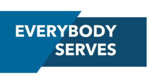 Core values at The Village Christian Church, everybody serves
