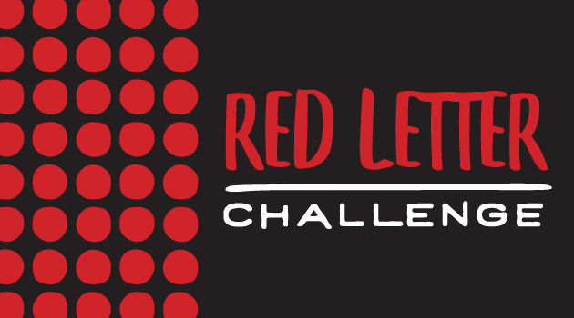 Red Letter Challenge Jesus words The Village Christian Church