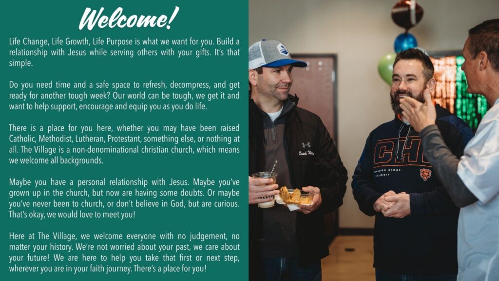 Welcome Plan Your Visit The Village Christian Church